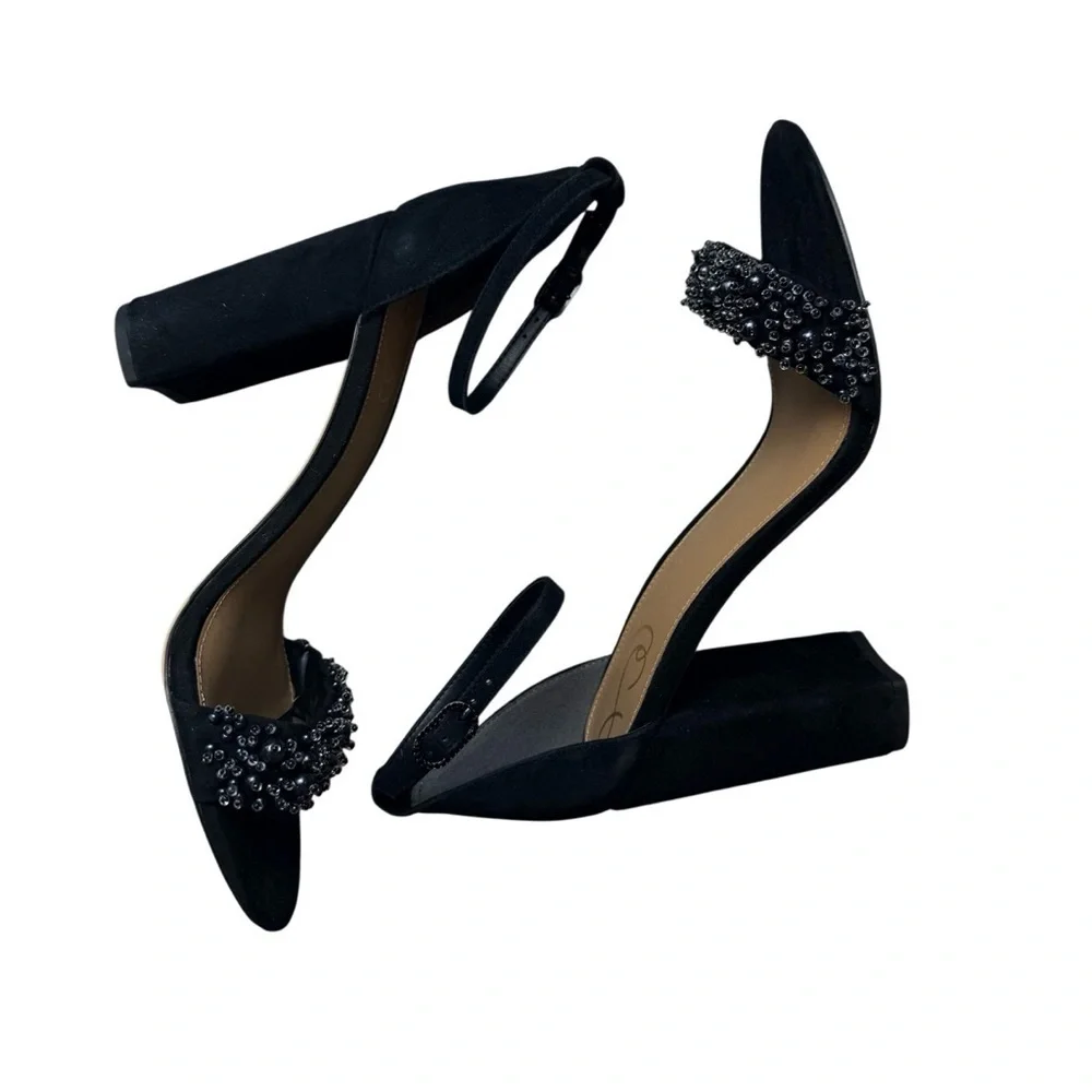 Sam Edelman Yaro Perla black heels